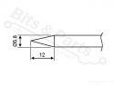 Reservepunt/Soldeerstift voor Velleman VTSI60 soldeerstation - Ø5,8mm